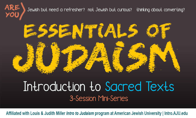 Banner Image for Essentials of Judaism: Intro to Sacred Texts